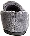 Isotoner Mens Microterry Slip-On Charcoal Large 9.5-10.5
