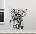 Punisher Deadpool Wall Vinyl Decal Marvel Superhero Wall Sticker Video Game Gaming Wall Decor Cool Wall Art Kids Teen Room Wall Design Modern Bedroom Wall Decor Mural 143zzz