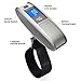 Smart Weigh Travel Digital Luggage Scale with EZ Grip Handle, Portable Hanging Strap and Hook Scale, Bag Weight Gadget w/ Tare Function for Suitcases, Batteries Included, 50kg / 110lbs, Silver
