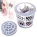 HiCollie Makeup/Cosmetic Organizer Equipped 360 Rotating /Revolving Cosmetic Storage Tabletop Big Capacity Carousel New Sturdy Stylish 2016 White