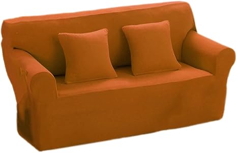 Amazon De 2 Sitzer Stretch Sofabezuge Sofahusse Couch Sofa Husse Weich Und Bequem Kamel