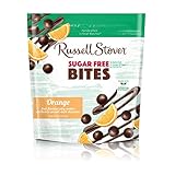Russell Stover Dark Chocolate Sugar Free Orange Bites, 5 Ounce Bag (6 Count)