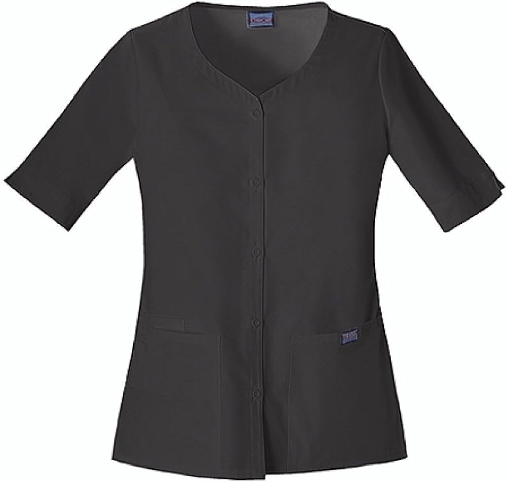 CHEROKEE Women's Workwear Scrubs Button Front Top Amazon.co.uk Clothing