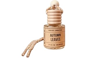 MLTD Candle Co. Autumn Leaves, Hanging Car Air freshener, Hanging Car Air Fragrance Oil diffuser, Cute Car Air Freshener, Long Lasting Car Air Freshener, Automobile Aromatherapy Diffuser, Made In USA