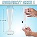 ASH BRAND The Ultimate Champagne Flutes: Clear Hard Plastic Disposable Glasses - 5.5 oz 48 ct FUNNY UNIQUE PACK - Perfect for Mimosas, Bloody Mary's, Wine Glasses, Sodas, Cocktail Cups, Sundaes