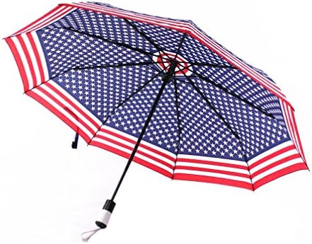 Coostyle Totes Umbrella Auto Open Close - with US Flag, 9 Ribs