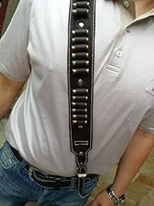 Amazon.com : vsdfvsdfv Genuine Leather Shotgun Rifle Sling ...