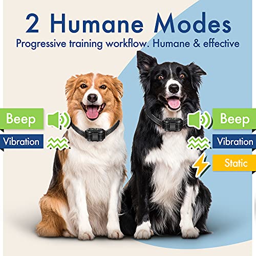Dog Bark Collar - Rechargeable Shock Collar for Dogs in Small Medium and Large Sizes, No Barking Collar with 5… - Image 5