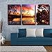 Gardenia Art - Rural Scenery at Dusk Canvas Prints Modern Wall Art Paintings Artwork for Room Decoration,16X24 inch, Unframed