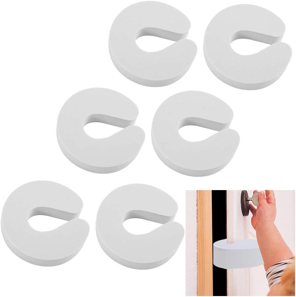 child safety door stop finger guard