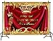 Mocsicka Red Royal Prince Baby Shower Backdrop Gold Curtain Photography Background 7x5ft Vinyl Red Prince Baby Shower Party Backdrops