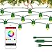 PLAYBULB 33 Foot / 10 Meter Waterproof Smart Led String Lights, Color Changing LED Lighting Chains Control via Smartphone App, USB/Battery Powered Xmas, Wedding