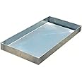 Heavy-Duty Galvanized Steel Drain Pan – Premium, Rust-Resistant HVAC Condensate Pan – Leak-Proof for Maximum Protection – Without Hole Options (30”x30”x2")