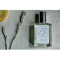 LIBRA Handmade Zodiac Inspired Oil Blend-Aromatherapy balancing mixture~Violet, Amber, Sandalwood, Cypress, Lime, Lily