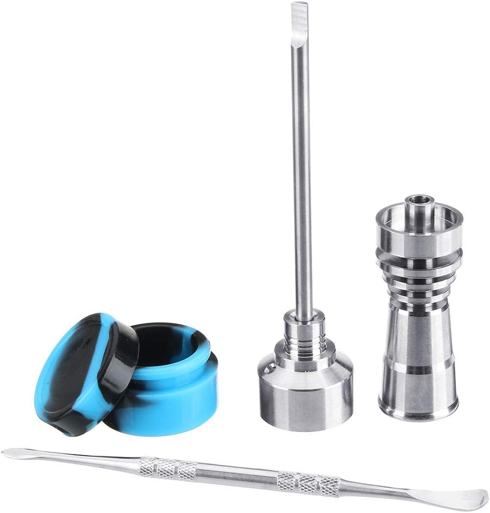 Lovinn 14/18MM Silicone Jar Tool Titanium Nail Carb Cap Dab Dabber Drill Female Male