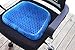 Gel Seat Cushion Breathable Thick Egg Chair Cushions, Non-Slip Cover, Honeycomb Design Absorbs Pressure Points Pain Relief Chair Pads for Office, Home, Desk, Car, Wheelchair Accessories