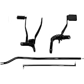 Forward Controls Pegs Lever Linkage Kit Fit for Harley Dyna 2006-2017 | Rider Foot Contorl Kit Fits Street Bob Super Glide Wide Glide Low Rider FXD FXDB FXDC