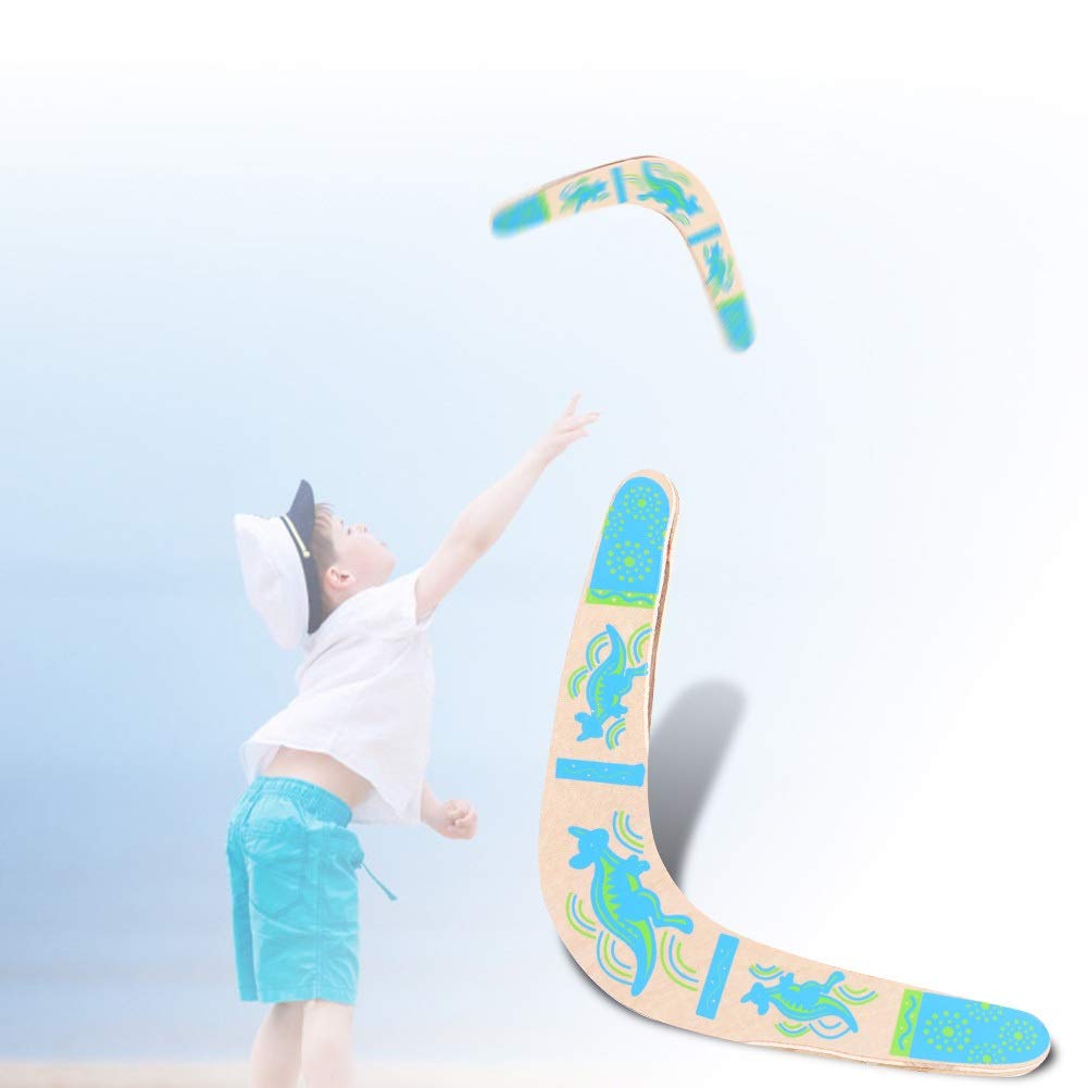 Delaman Boomerang Wooden Returning Boomerang VShaped Boomerang Outdoor