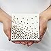 Andaz Press Polka Dot Foil Gold Cocktail Napkins, 5-inch, Bulk 100-Pack, Shiny Metallic Gold Graduation Napkins For Cocktail Hour Wedding Bar Birthday Beverage Party Napkins Disposable Bridal Shower