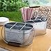 Galvanized Tin Picnic Utensil Caddy Organizer or Condiment or Beer Bottle Holder (Assorted)