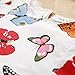 Sunsent Kids Girl Long Sleeve Butterfly Printed Dress Blouse 2-7Y