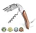 BESTBEING Wine Opener & Waiters Corkscrew-With a Comfortable Rosewood handle – Wine And Beer Bottle Opener For Bartenders, Waiters, –With A Wine Key Foil Cutter