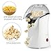 Popcorn Maker, Popcorn Machine, 1200W Hot Air Popcorn Popper Healthy Machine No Oil Needed (White)