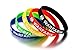 VNOX 5Pcs a Set Silicone Type 1 2 Diabetes Medical Alert ID Bangle Bracelet,7.5