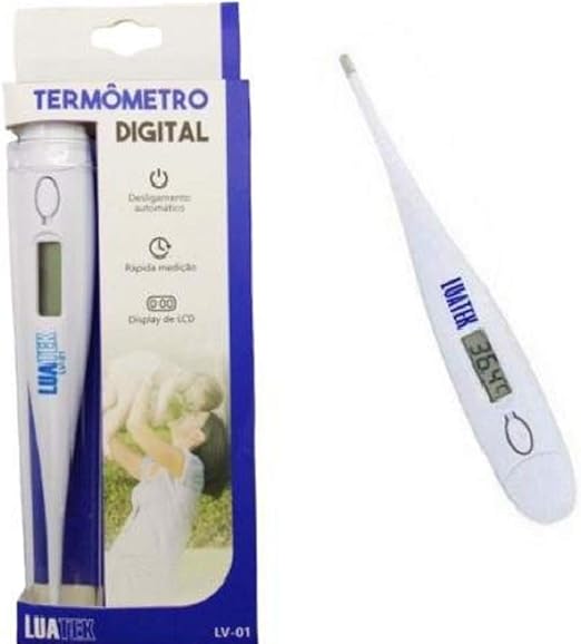 Termômetro Digital Display Lcd Temperatura Corporal