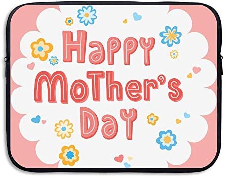 Jingclor Business Briefcase Sleeve Happy Mother's Day Card Laptop Sleeve Case Note PC Cover Handbag