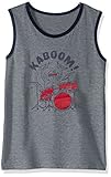 The Children's Place Little Boys and Toddler Graphic Tank, Gray Stone, 4T