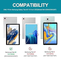 Galaxy Tab A8 10.5" Keyboard Case 2022, FOGARI 7