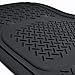 BDK MaxDuty Rubber Floor Mat for Car, SUV,Van & Truck - Super Heavy Duty Rubber , Trim to Fit & 3 Piece (Black)