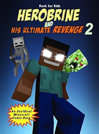 Book for kids Minecraft Diary of a Wimpy Herobrine 2 Cursed in Minecraft
