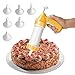 artale Cookie Press Biscuit Maker Cookie Presses Cheese Dessert Spritz Cookies Press with Disks and Icing Tips, Comfort Grip Cake Decorator Gun Kit