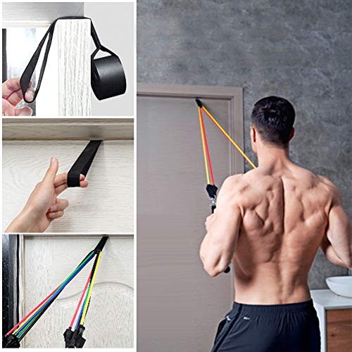 COOWOO-2020-Upgrade-Resistance-Bands-Set-Exercise-Bands-Legs-Ankle-Straps-Perfect-Home-Gym-for-Arms-Legs-and-Full-Body-TrainingCarry-Bag-Included