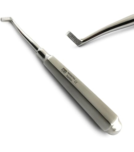 Élévateur Dentaire Concave Courbé #60R - Pour Chirurgie Et Extraction De Racines