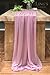 Ling's Moment 10Ft Mauve Sheer Chiffon Like Table Runner for Wedding Rustic Boho Wedding Party Bridal Shower Decorations Birthday Party