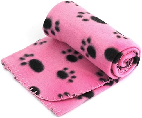 GCA Pet Dog Cat Blanket Mat Bed Soft Warm Sleep Mat (Pink)