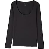 Intimissimi Woman's Long Sleeve Scoop Neck Top in Micro-Modal