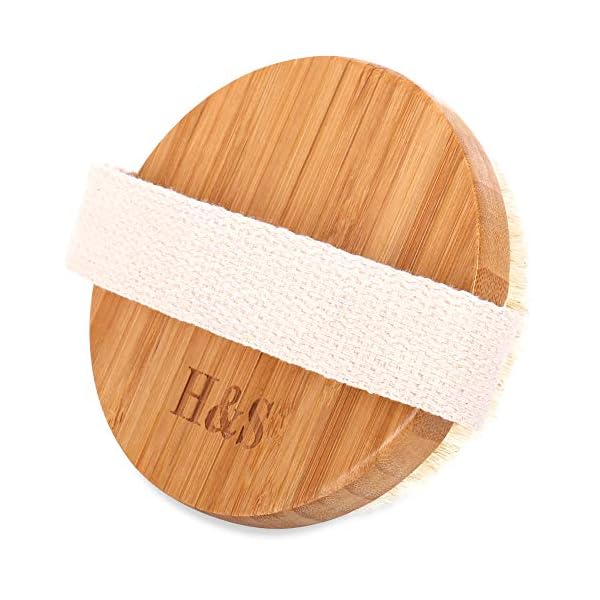 HS-2pcs-Body-Brush-Dry-Skin-Bath-Shower-Brush-Back-Scrubber-Natural-Bristles-Exfoliating-Cellulite-Brush-Bamboo-Wood H&S 2pcs Body Brush Dry Skin Bath Shower Brush Back Scrubber Natural Bristles Exfoliating Cellulite Brush Bamboo Wood