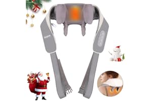 EHIGHTOP FSA HSA Eligible Kneading Neck Massager,Shiatsu Back Neck Massager with Heat,Cordless Electric Neck Massager,Massage Cushion Pillow for Neck,Back,Shoulder, Leg,Deep Massage at Home