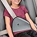 maxin Kids Seatbelt Adjuster Set of 2, Child Seat Belt Safter Covers - (Red and Grey)