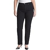Gloria Vanderbilt Women’s Amanda Classic 5-Pocket Stretch Denim Jeans, Natural Waist, Tapered Leg