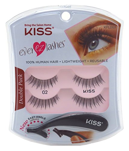 Kiss Ever Ez 02 Lashes Double Pack (3 Pack)