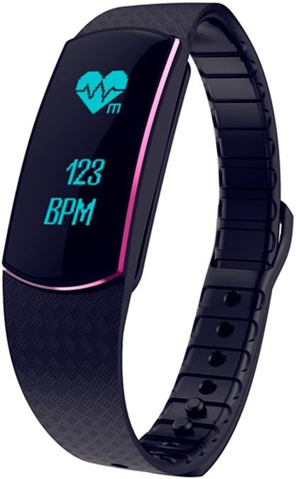 Heart Rate Monitor Trasense SH09 Fitness Tracker Bluetooth Wireless Waterproof Red