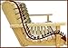 5 Feet Ft FLIP Cup Holder Console Cypress Lumber ROLL Back Porch Swing Made from Rot-Resistant Cypress Eternal Wood Made in The USA - Green Furniture - GO Green