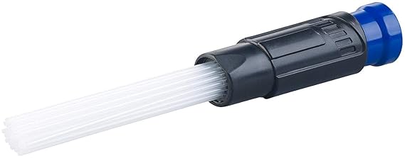 AGT Staubsaugerdüse: Universal-Staubsauger-Aufsatz mit 30 flexiblen Saug-Röhrchen (Staubsaugeraufsatz Röhrchen)