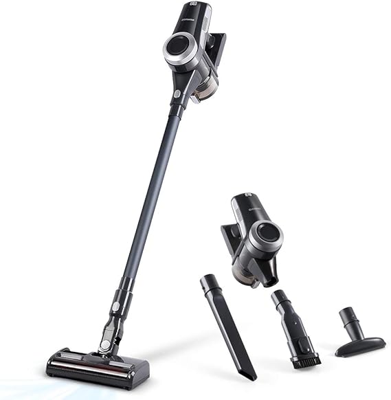 Alfawise 19 kPa Powerful Cordless Vacuum Strong Suction 4 in 1 Handheld Vacuum Cleaner, High and