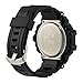 Men's Digital Analog Sports Military Stylish Watches Waterproof Outdoor Electronic LED Backlight Display Alarm Stopwatch - Black